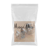 Max 2pcs Cylindrical Shape Adjustable Glass Clamp Shelf Support Brackets C - Aladdin Shoppers