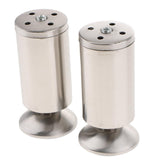 Max 2pcs Stainless Steel Sofa Legs Furniture Cabinet Foot Replacement 12cm - Aladdin Shoppers