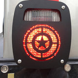 Max 2Pcs Tail Light Cover Rear Lamp Protector Guard For Jeep Wrangler TJ Black - Aladdin Shoppers