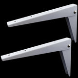 Max 2pcs Thickened Steel Angle Fasteners Bracket Straight Angle 10 Inch - Aladdin Shoppers