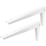 Max 2pcs Thickened Steel Angle Fasteners Bracket Straight Angle 12 inch - Aladdin Shoppers