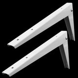 Max 2pcs Thickened Steel Angle Fasteners Bracket Straight Angle 12 inch - Aladdin Shoppers