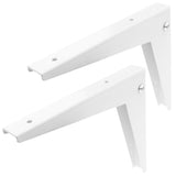 Max 2pcs Thickened Steel Angle Fasteners Bracket Straight Angle 8 Inch - Aladdin Shoppers