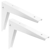 Max 2pcs Thickened Steel Angle Fasteners Bracket Straight Angle 8 Inch - Aladdin Shoppers