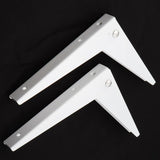 Max 2pcs Thickened Steel Angle Fasteners Bracket Straight Angle 8 Inch - Aladdin Shoppers