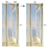 Max 2pcs/set 3D Self Adhesive Door Wall Fridge Sticker Wrap Mural Wall Decals E - Aladdin Shoppers