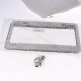Max 2x 12"x6" Car Truck License Plate Frame Super Bling Crystal RhineStone Trim - Aladdin Shoppers