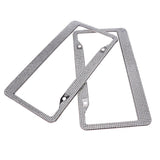 Max 2x 12"x6" Car Truck License Plate Frame Super Bling Crystal RhineStone Trim - Aladdin Shoppers