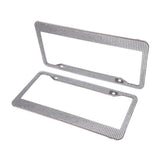 Max 2x 12"x6" Car Truck License Plate Frame Super Bling Crystal RhineStone Trim - Aladdin Shoppers