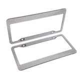 Max 2x 12"x6" Car Truck License Plate Frame Super Bling Crystal RhineStone Trim - Aladdin Shoppers