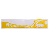 Max 2x Car Flame Totem Side Skirt Modified Personal Decoration Body Paste Yellow - Aladdin Shoppers