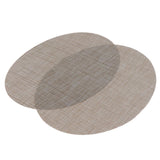 Max 2X Placemat Kitchen Table Placemat Washable Table Mat Beige vertical stripes - Aladdin Shoppers