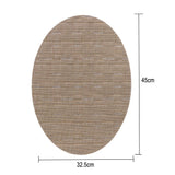 Max 2X Placemat Kitchen Table Placemat Washable Table Mat Light Brown - Aladdin Shoppers