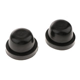 Max 2x Universal HID LED Headlight Headlamp Dust Cover Light Cap Dustproof 70mm - Aladdin Shoppers