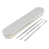 Max 3 Pcs Portable Stainless Steel Ear Pick Tool Set Home Travel Men Women Kids - Aladdin Shoppers