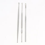 Max 3 Pcs Portable Stainless Steel Ear Pick Tool Set Home Travel Men Women Kids - Aladdin Shoppers