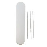 Max 3 Pcs Portable Stainless Steel Ear Pick Tool Set Home Travel Men Women Kids - Aladdin Shoppers