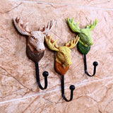 Max 3 Pcs/Set Decorative Coat Hook Resin for Keys Coat Scarf Handbag Deer - Aladdin Shoppers