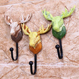 Max 3 Pcs/Set Decorative Coat Hook Resin for Keys Coat Scarf Handbag Deer - Aladdin Shoppers