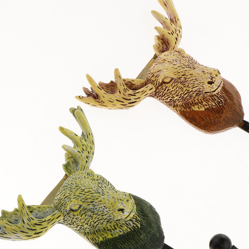 Max 3 Pcs/Set Decorative Coat Hook Resin for Keys Coat Scarf Handbag Deer - Aladdin Shoppers