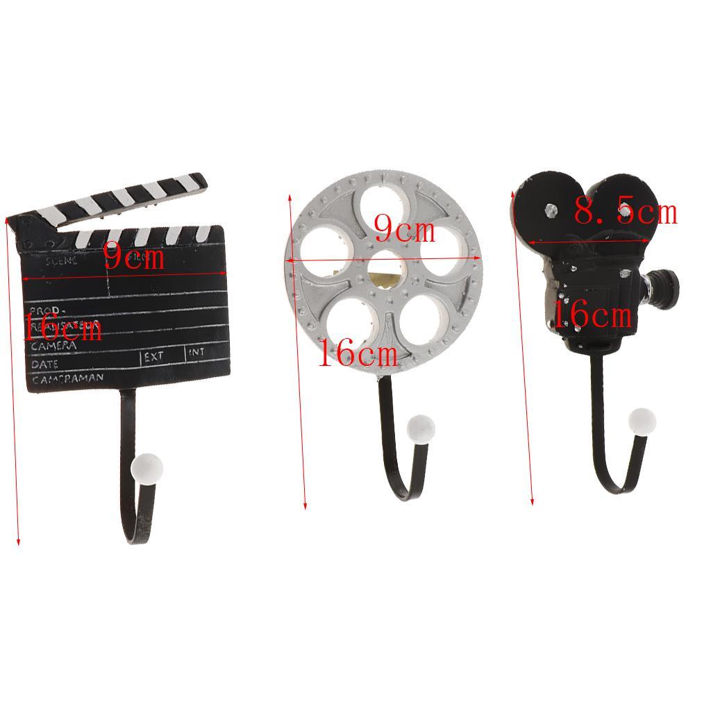 Max 3 Pcs/Set Decorative Coat Hook Resin for Keys Coat Scarf Handbag Film - Aladdin Shoppers