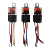 Max 3 Pieces Automotive Electronic 12V 80A 5 Pin SPDT Relay with Harness Socket - Aladdin Shoppers