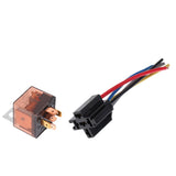 Max 3 Pieces Automotive Electronic 12V 80A 5 Pin SPDT Relay with Harness Socket - Aladdin Shoppers