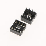 Max 30pcs 2.54mm Row Pitch Pins Soldering DIP IC Chip Socket Adaptor 8P Standard - Aladdin Shoppers