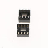 Max 30pcs 2.54mm Row Pitch Pins Soldering DIP IC Chip Socket Adaptor 8P Standard - Aladdin Shoppers