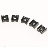 Max 30pcs 2.54mm Row Pitch Pins Soldering DIP IC Chip Socket Adaptor 8P Standard - Aladdin Shoppers