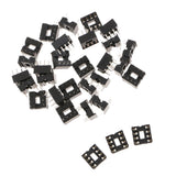 Max 30pcs 2.54mm Row Pitch Pins Soldering DIP IC Chip Socket Adaptor 8P Standard - Aladdin Shoppers