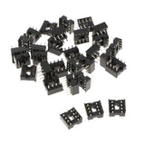 Max 30pcs 2.54mm Row Pitch Pins Soldering DIP IC Chip Socket Adaptor 8P Standard - Aladdin Shoppers