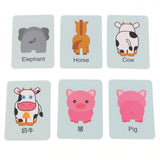 Max 32 Pieces Preschool Educational Flash Cards for Kids Animals - Aladdin Shoppers