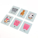 Max 32 Pieces Preschool Educational Flash Cards for Kids Animals - Aladdin Shoppers