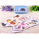 Max 32 Pieces Preschool Educational Flash Cards for Kids Animals - Aladdin Shoppers