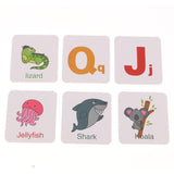 Max 32 Pieces Preschool Educational Flash Cards for Kids Animals and Letters - Aladdin Shoppers