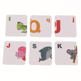 Max 32 Pieces Preschool Educational Flash Cards for Kids Animals and Letters - Aladdin Shoppers