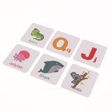 Max 32 Pieces Preschool Educational Flash Cards for Kids Animals and Letters - Aladdin Shoppers