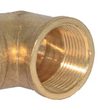 Max 3/4 Inch Brass Barbed Double End Female Hose Pipe Fitting Threaded Connector - Aladdin Shoppers