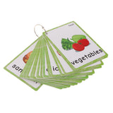 Max 35Pcs Kids Early Educational English Sight Word Flash Cards About Food - Aladdin Shoppers