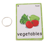 Max 35Pcs Kids Early Educational English Sight Word Flash Cards About Food - Aladdin Shoppers