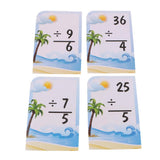 Max 36 Pieces Math Flash Cards for Elementary School Grades PK-3 Division - Aladdin Shoppers