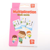 Max 36 Pieces Math Flash Cards for Elementary School Grades PK-3 Multiplication - Aladdin Shoppers