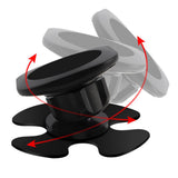 Max 360 Degree Universal Car Magnetic Holder Mount for Mobile Phones Black - Aladdin Shoppers