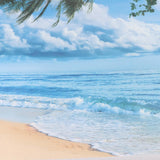 Max 3D Beach Seascape Fake Windows Wall Decal For Living Shade Beach - Aladdin Shoppers