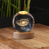 Max 3D Crystal Ball Night Lights LED Educational Light Desk Decor Milky Way - Aladdin Shoppers