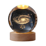 Max 3D Crystal Ball Night Lights LED Educational Light Desk Decor Milky Way - Aladdin Shoppers