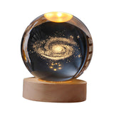 Max 3D Crystal Ball Night Lights LED Educational Light Desk Decor Milky Way - Aladdin Shoppers
