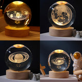 Max 3D Crystal Ball Night Lights LED Educational Light Desk Decor Milky Way - Aladdin Shoppers