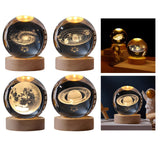 Max 3D Crystal Ball Night Lights LED Educational Light Desk Decor Milky Way - Aladdin Shoppers